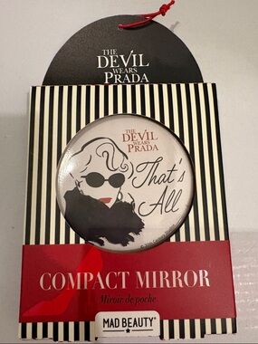Prada Compact Mirror – Black, Red, White